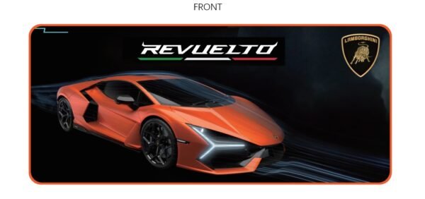 Lambo Desk Pad Picture Revuelto Orange - Imagen 2