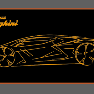 Lambo Desk Pad Stylish Lambo