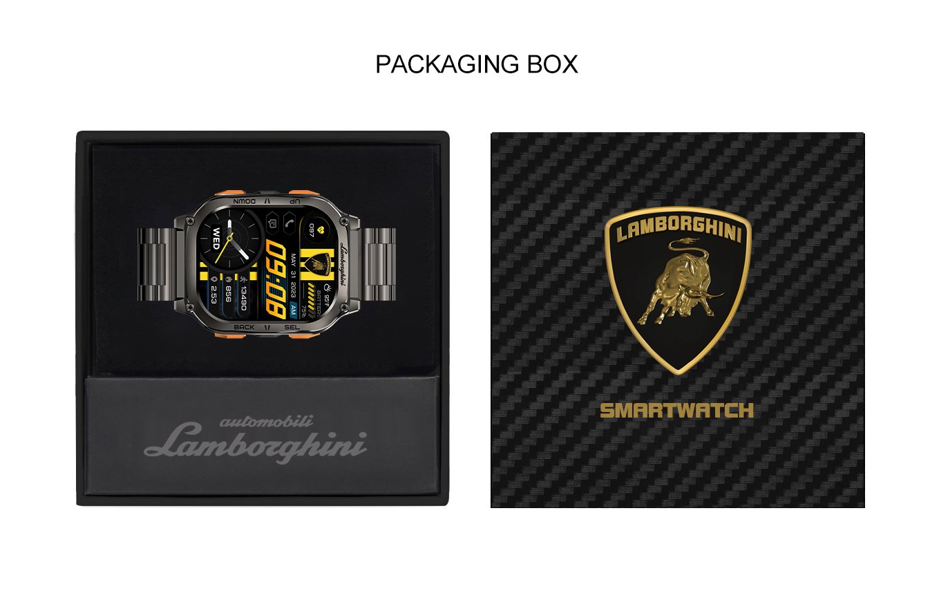 Lambo SmartWatch Gallardo Metal - Imagen 3