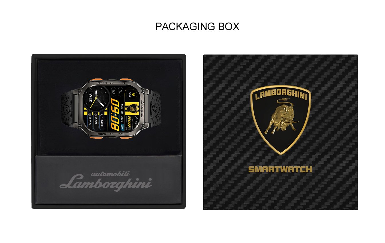 Lambo SmartWatch Gallardo Nero - Imagen 3