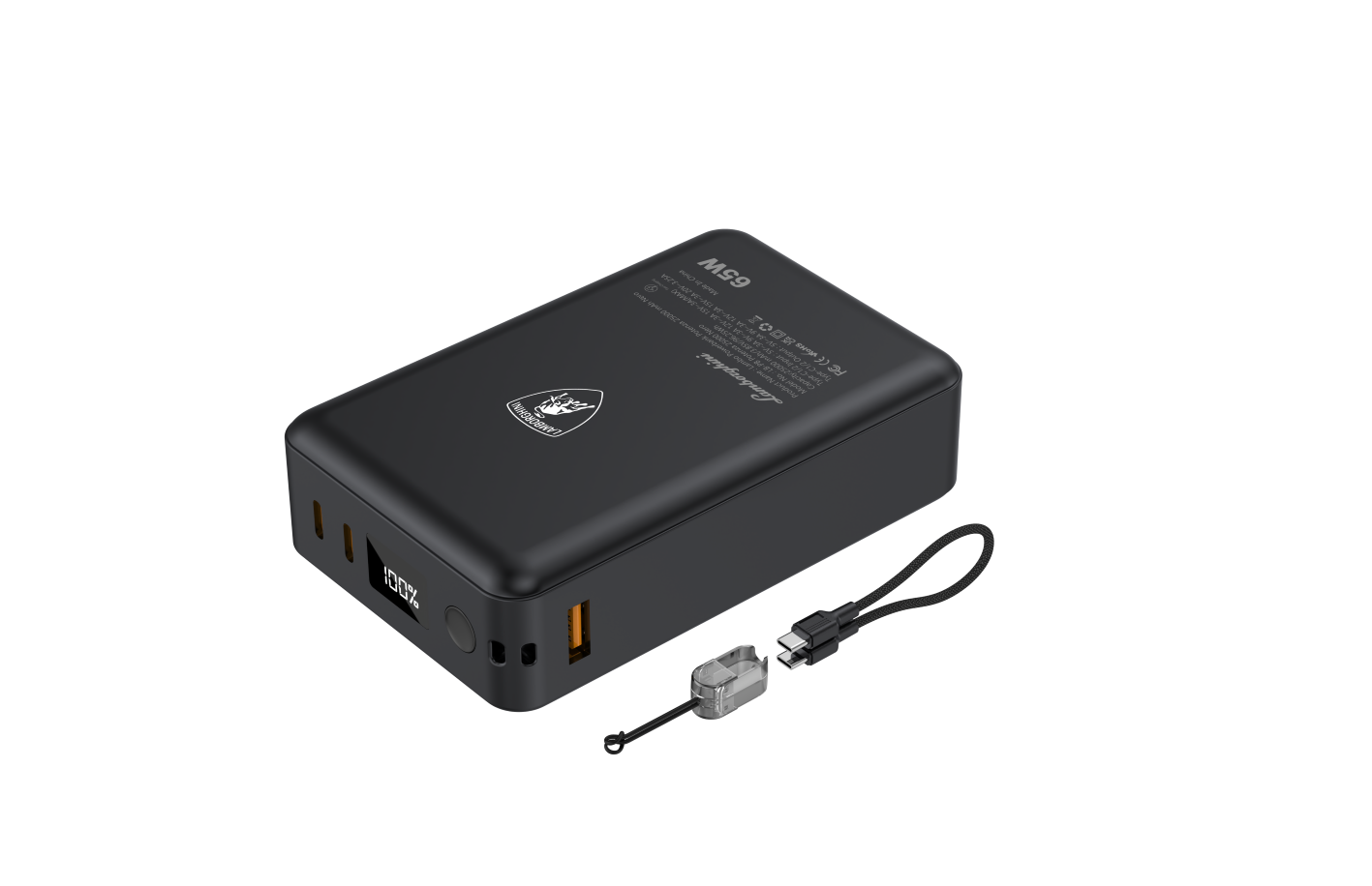 Lambo Powerbank Potenza 25000 mAh Nero - Imagen 2